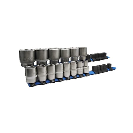 Garant 1/2 inch Drive 6 Point Standard Socket Set, 14 Pieces U63110 6PT